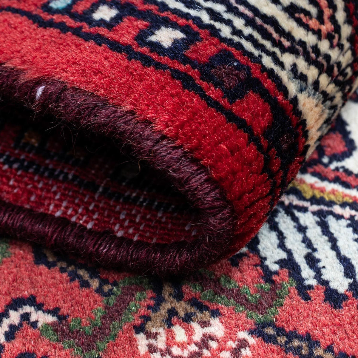 Perser Rug - Nomadic - 125 x 80 cm - red