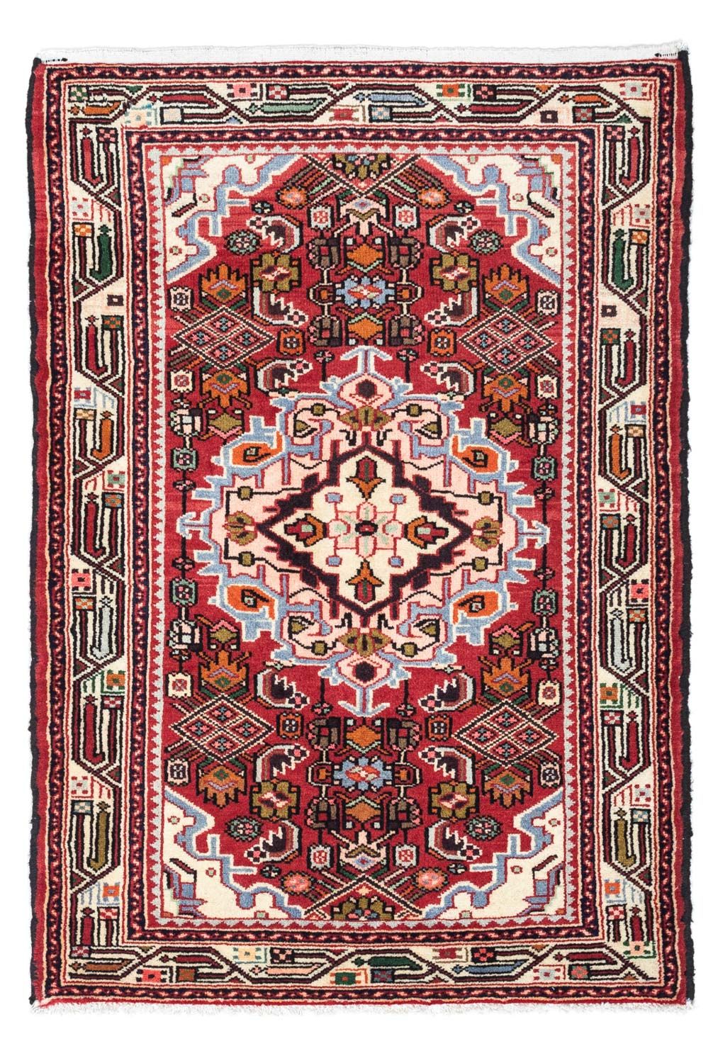 Perser Rug - Nomadic - 125 x 80 cm - red