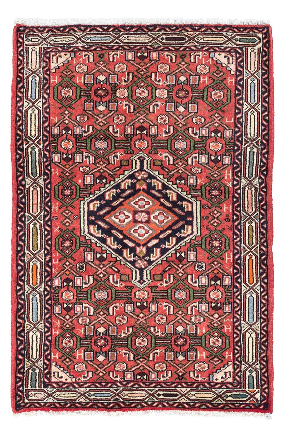 Perser Rug - Nomadic - 125 x 80 cm - red