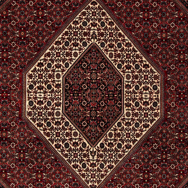 Perser Rug - Bidjar - 251 x 203 cm - dark red