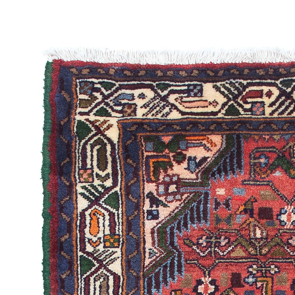 Perser Rug - Nomadic - 125 x 80 cm - red