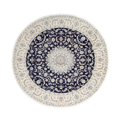 Perser Rug - Nain round  - 295 x 295 cm - dark blue