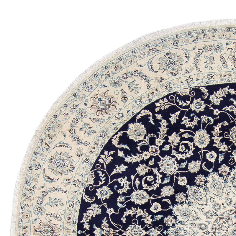 Perser Rug - Nain round  - 295 x 295 cm - dark blue