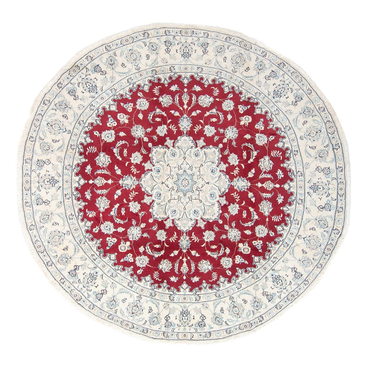 Perser Rug - Nain - Royal round  - 90 x 60 cm - red