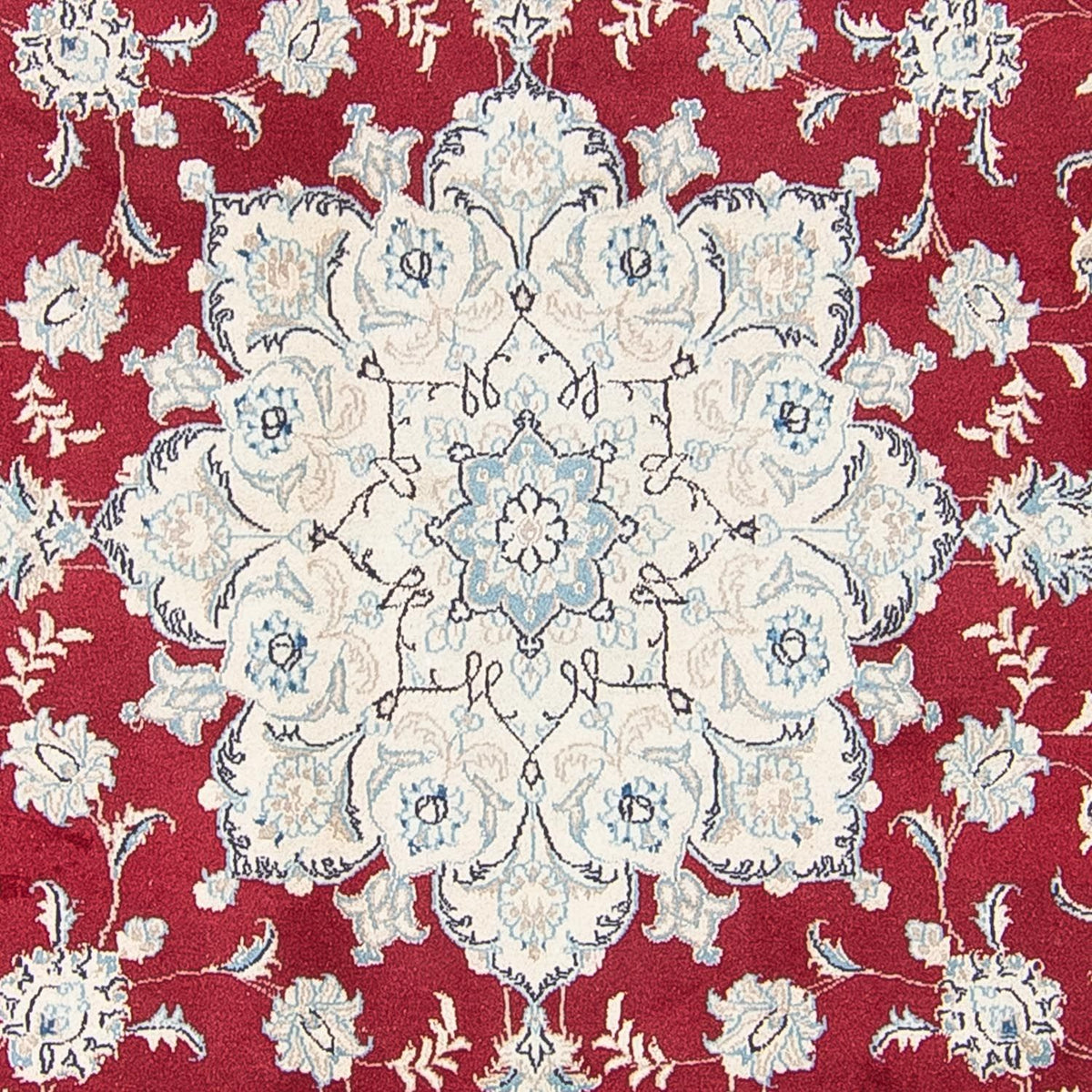 Perser Rug - Nain - Royal round  - 90 x 60 cm - red
