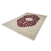 Perser Rug - Nain - 290 x 198 cm - dark red