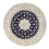 Perser Rug - Nain round  - 290 x 290 cm - dark blue