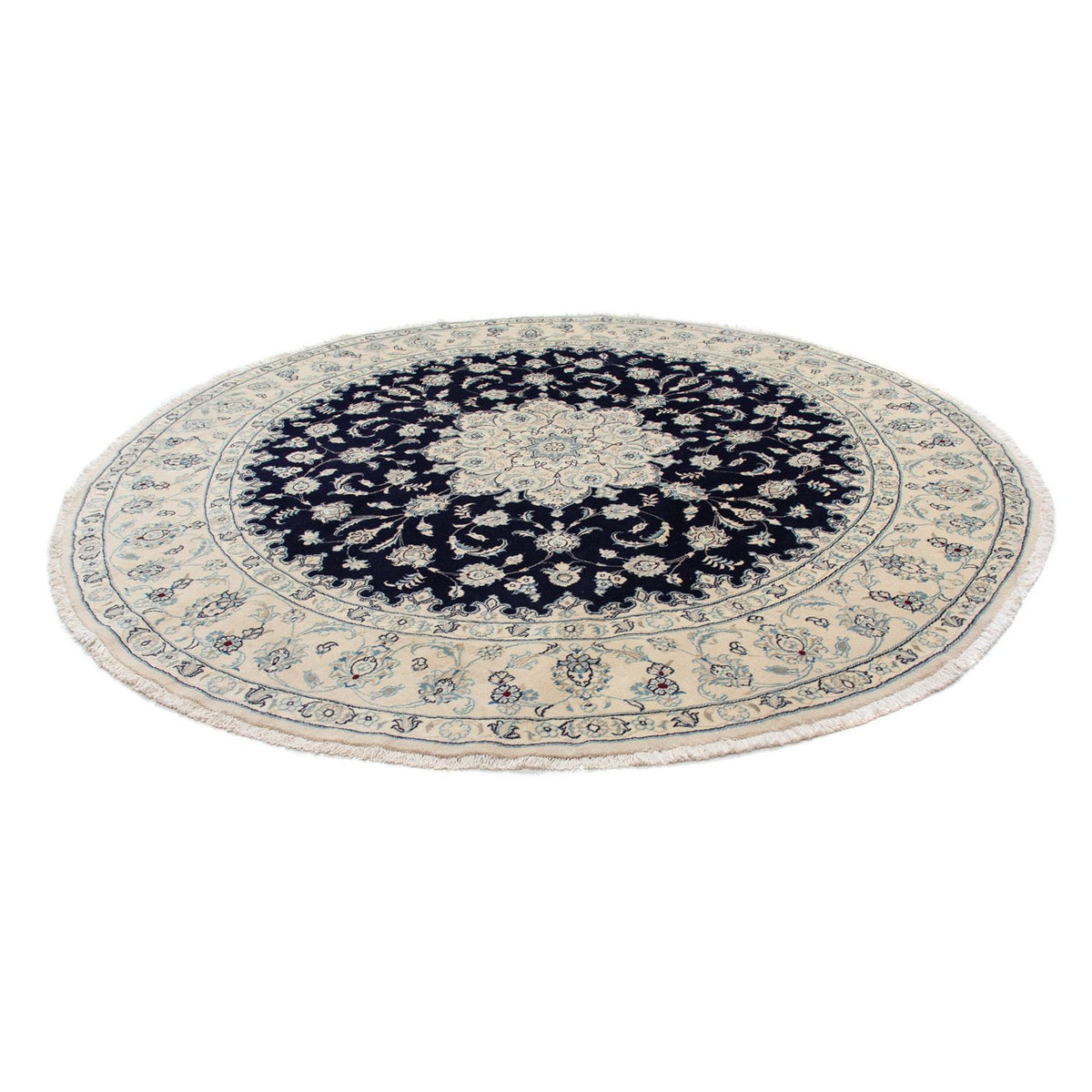 Perser Rug - Nain round  - 290 x 290 cm - dark blue