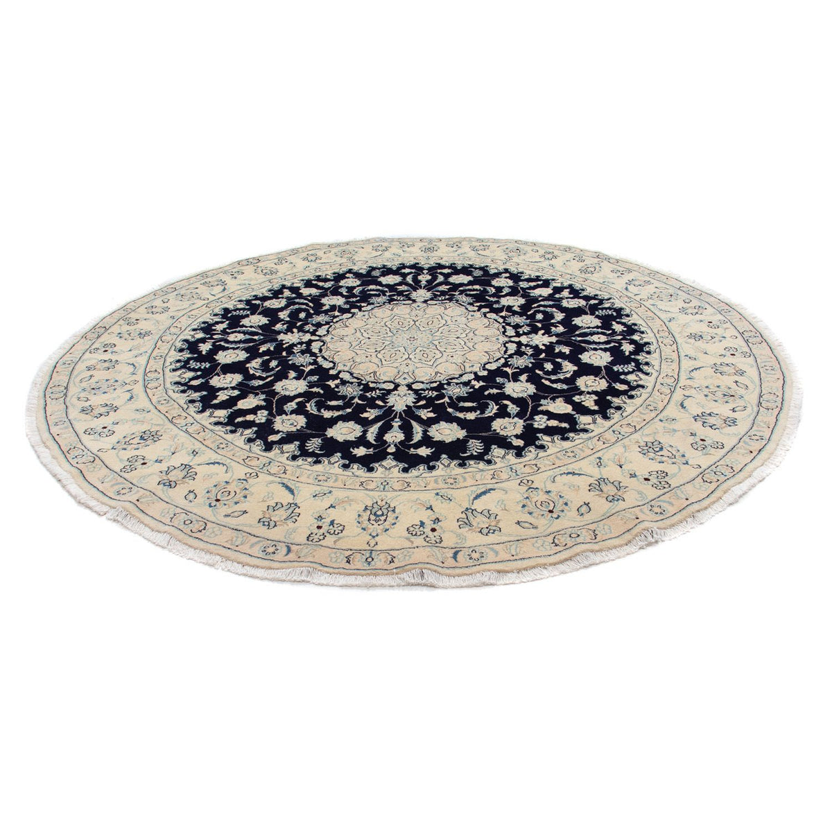 Perser Rug - Nain round  - 295 x 295 cm - dark blue