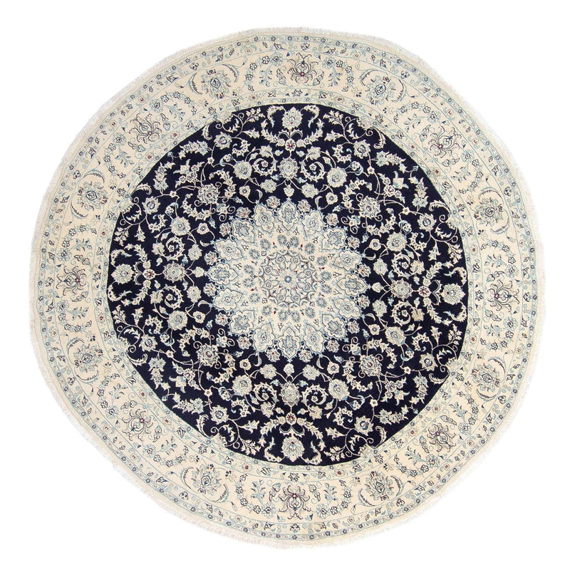 Perser Rug - Nain round  - 300 x 300 cm - dark blue