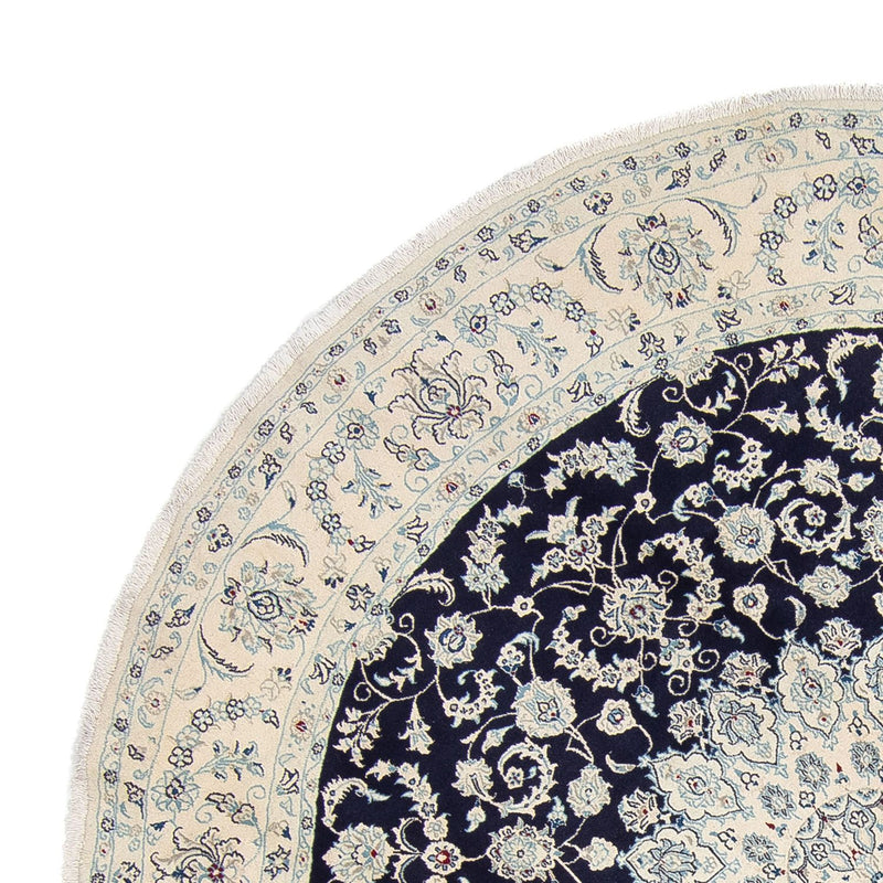 Perser Rug - Nain round  - 300 x 300 cm - dark blue