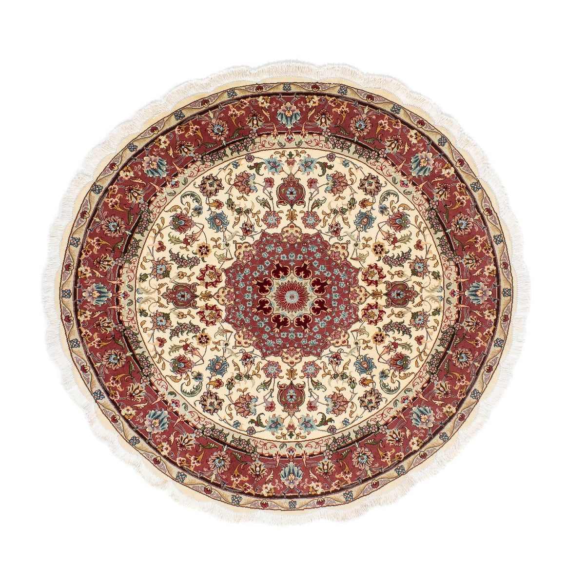Perser Rug - Tabriz - Royal round  - 145 x 145 cm - beige