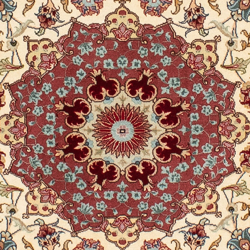 Perser Rug - Tabriz - Royal round  - 145 x 145 cm - beige