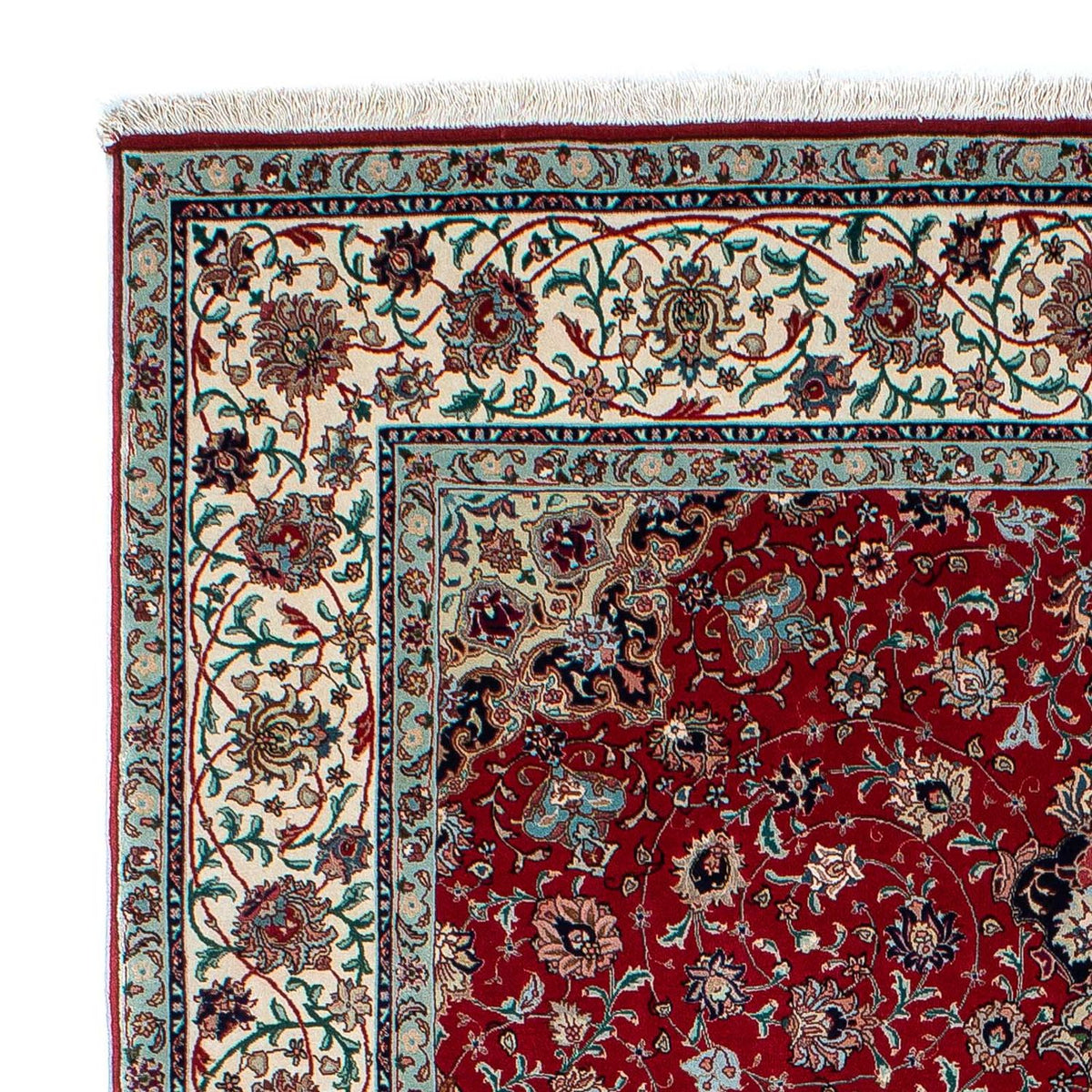 Perser Rug - Tabriz - 214 x 150 cm - dark red