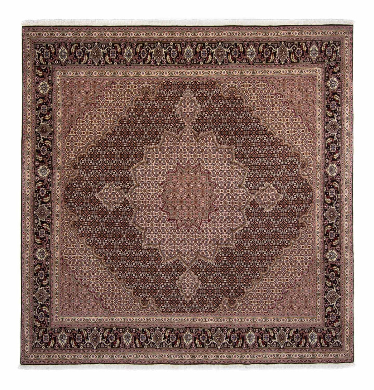 Perser Rug - Tabriz - Royal square  - 248 x 245 cm - brown