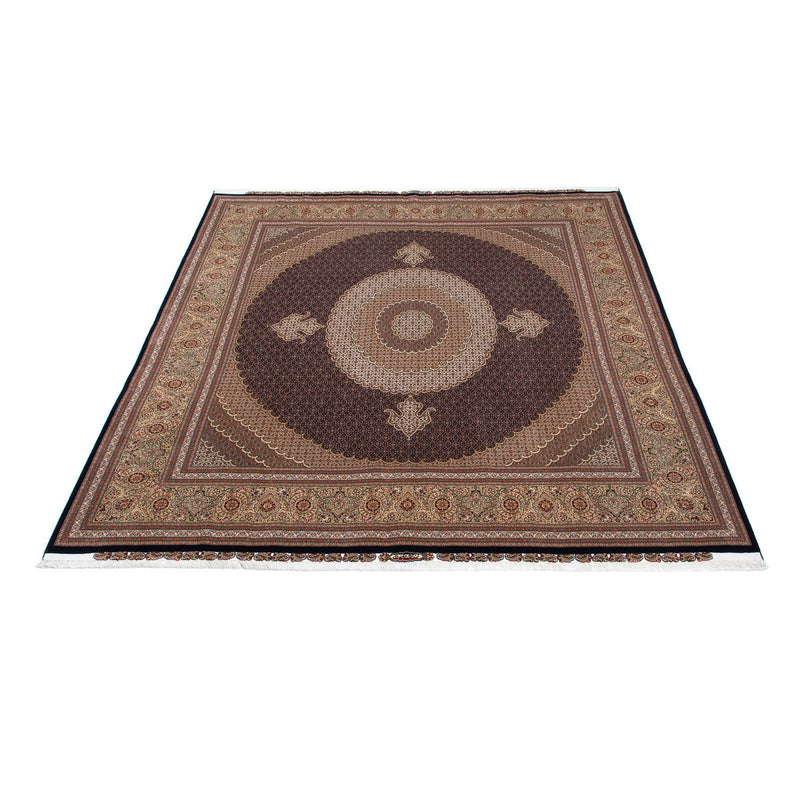 Perser Rug - Tabriz square  - 310 x 302 cm - dark brown
