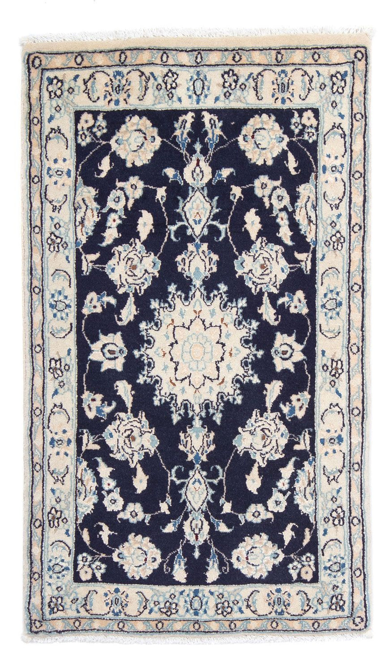 Perser Rug - Nain - Royal - 94 x 54 cm - dark blue