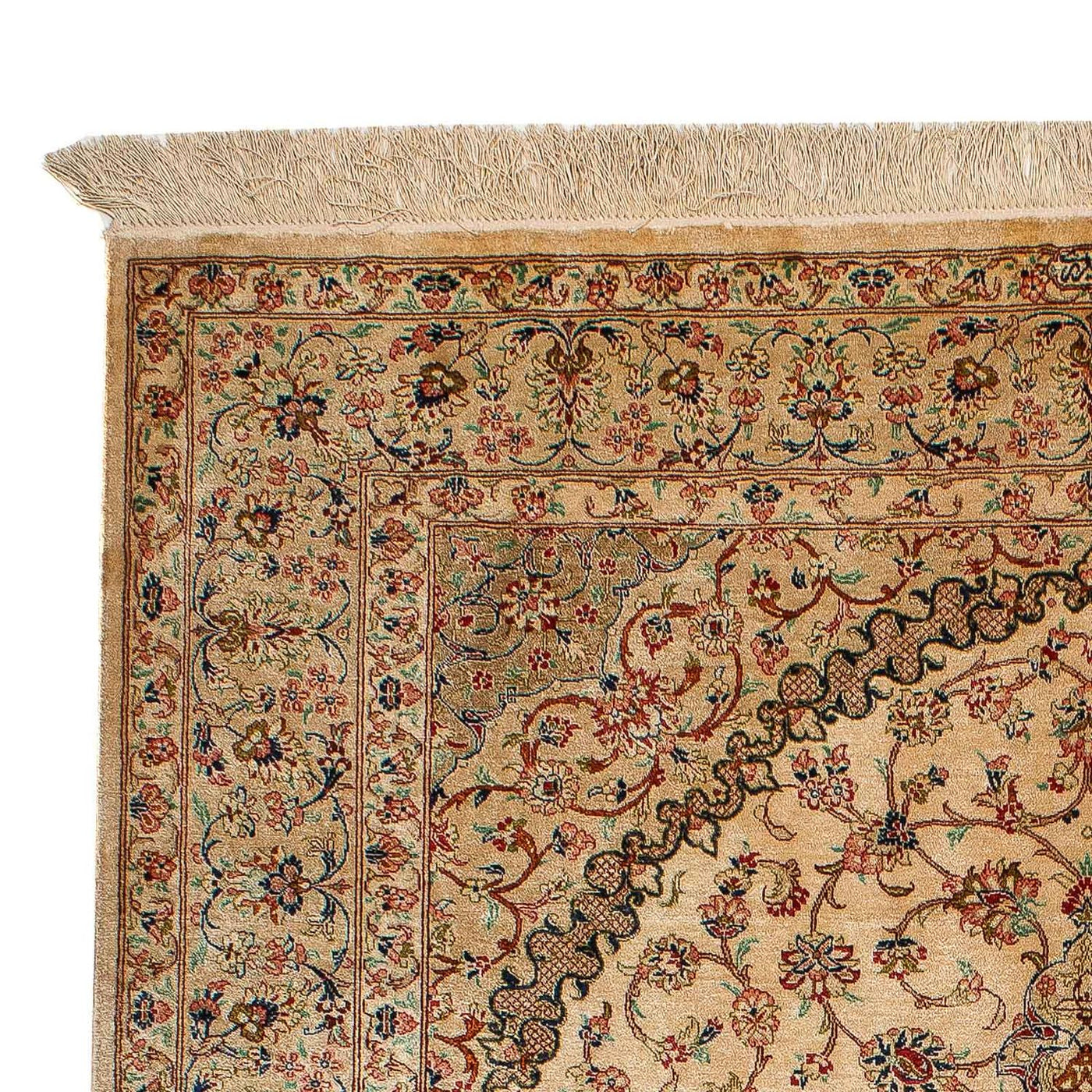 Qom Rug 195x131cm - Persian Rugs