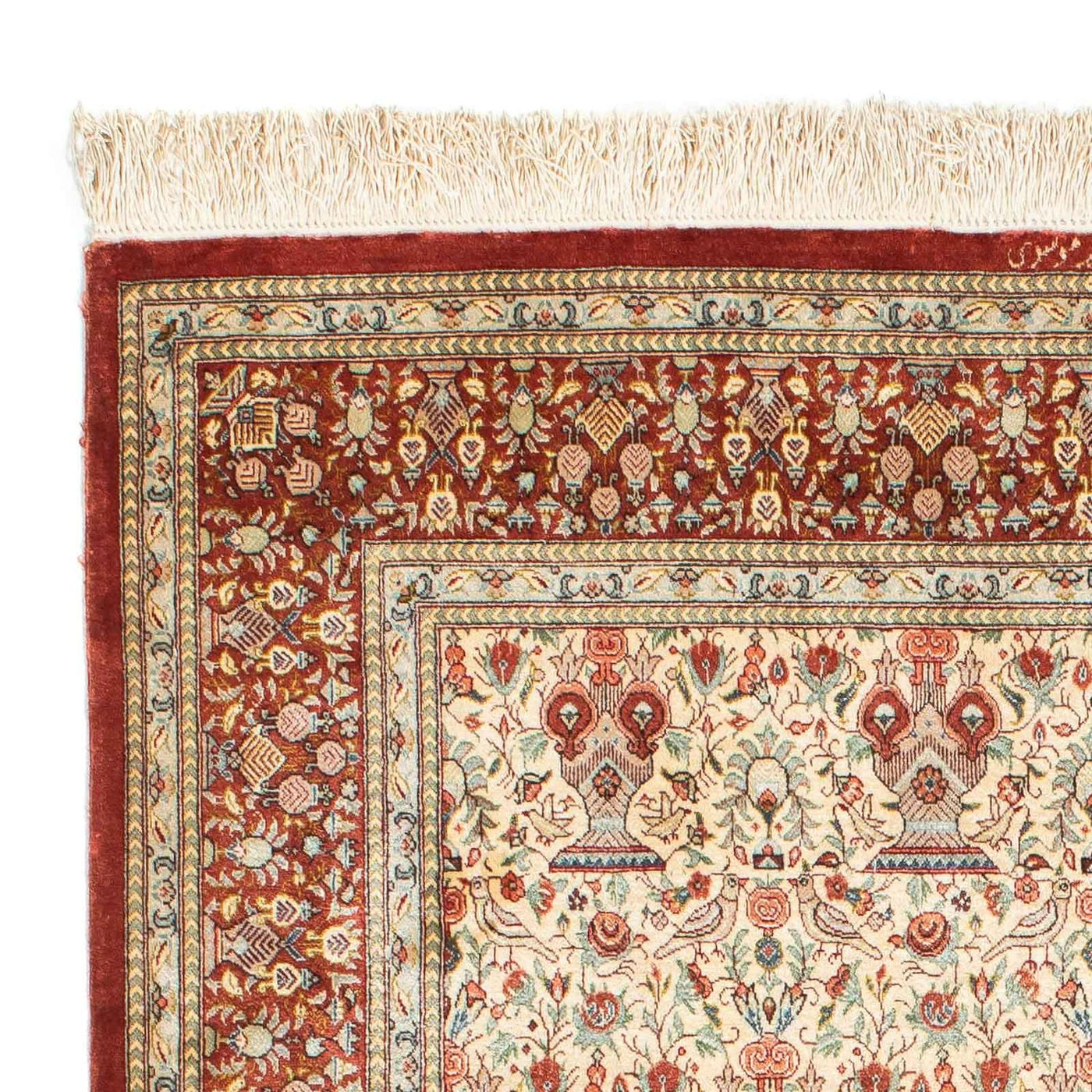 Qom Rug 158x107cm - Persian Rugs