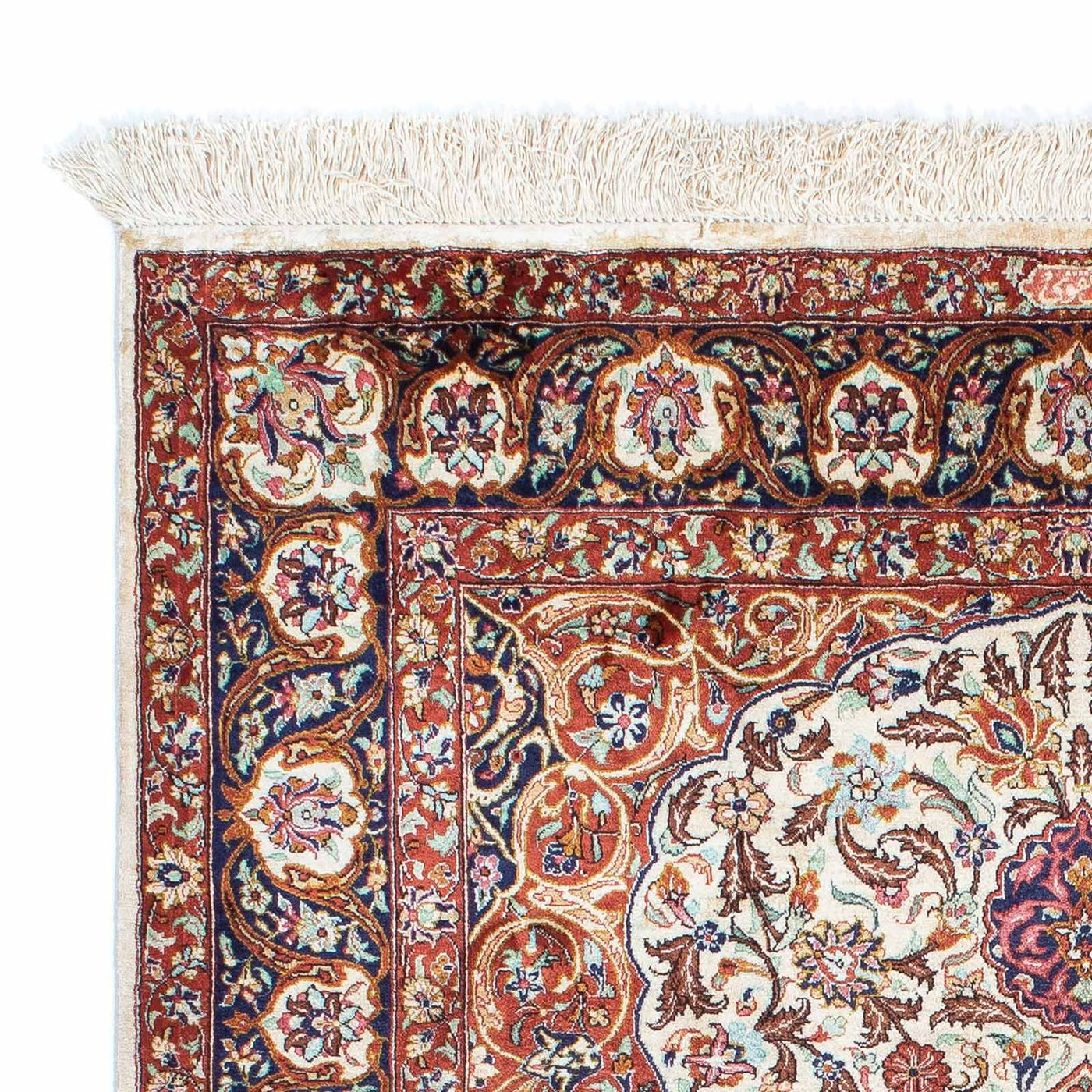 Qom Rug 148x102cm - Persian Rugs