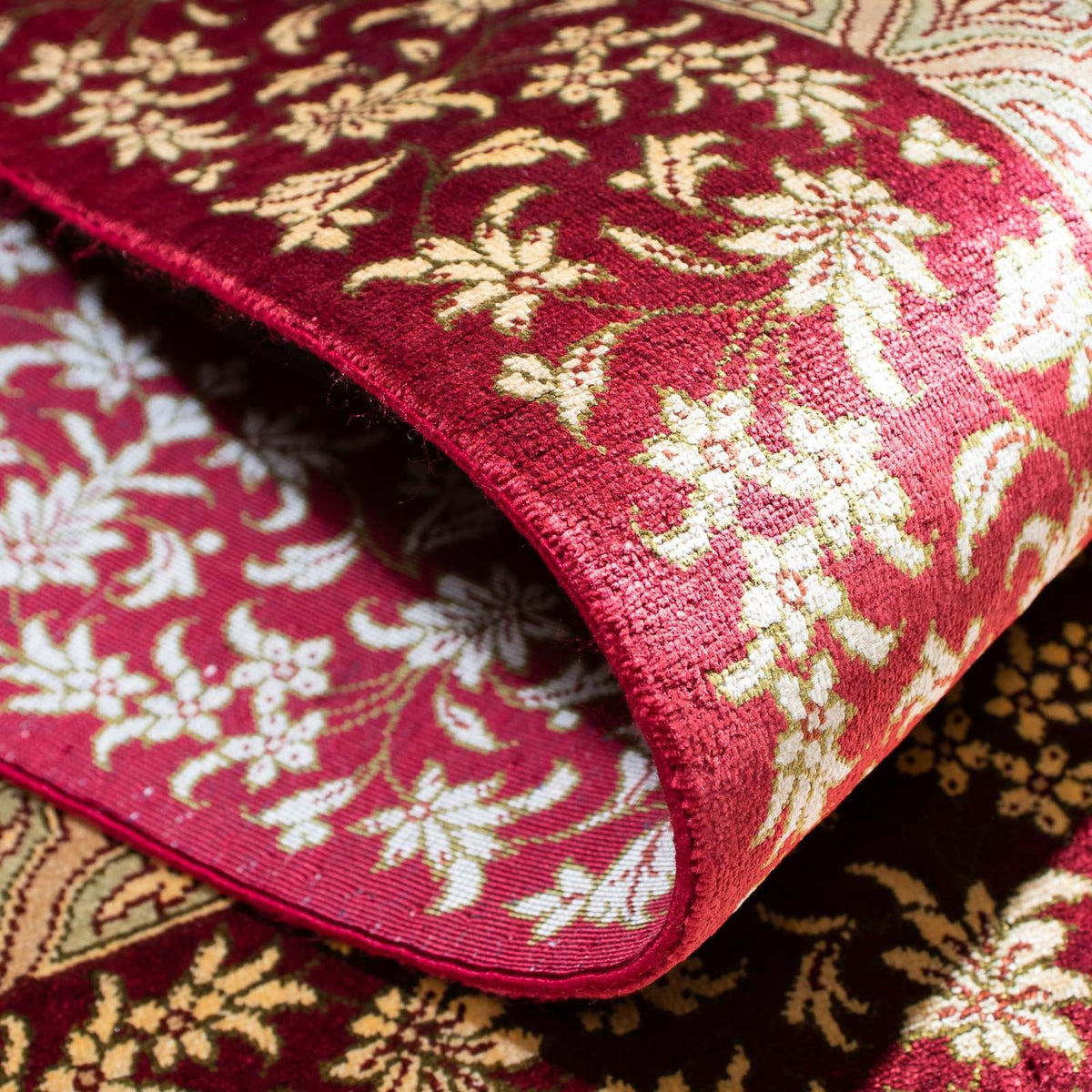 Perser Rug - Ghom - 123 x 78 cm - light blue