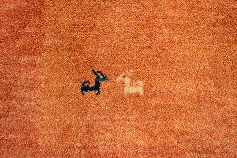 Runner Gabbeh Rug - Perser - 294 x 101 cm - rust