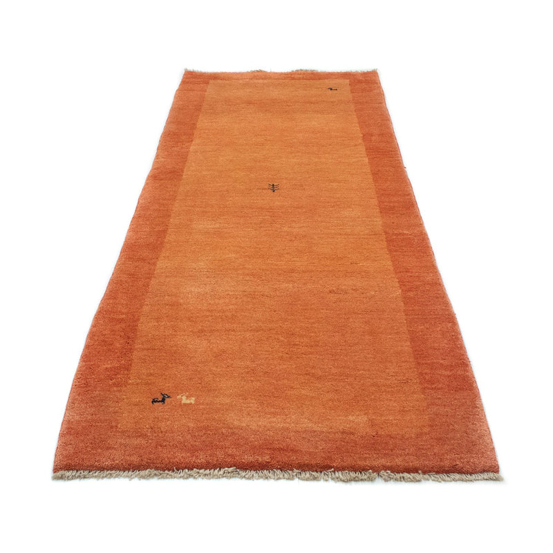 Runner Gabbeh Rug - Perser - 294 x 101 cm - rust