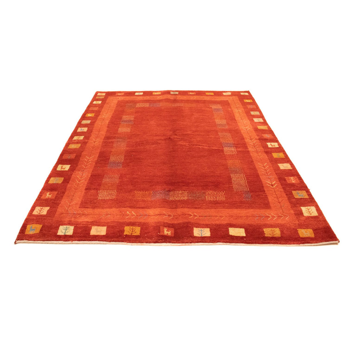 Gabbeh Rug - Perser - 228 x 172 cm - rust