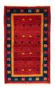 Gabbeh Teppich - Perser 175 x 102 cm - rot