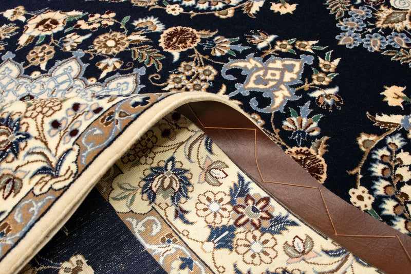 Perser Rug - Nain - Premium - 151 x 100 cm - dark blue