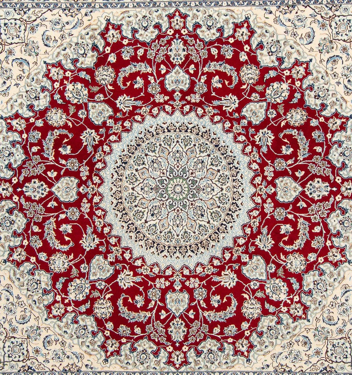 Perser Rug - Nain - Premium square  - 205 x 197 cm - beige