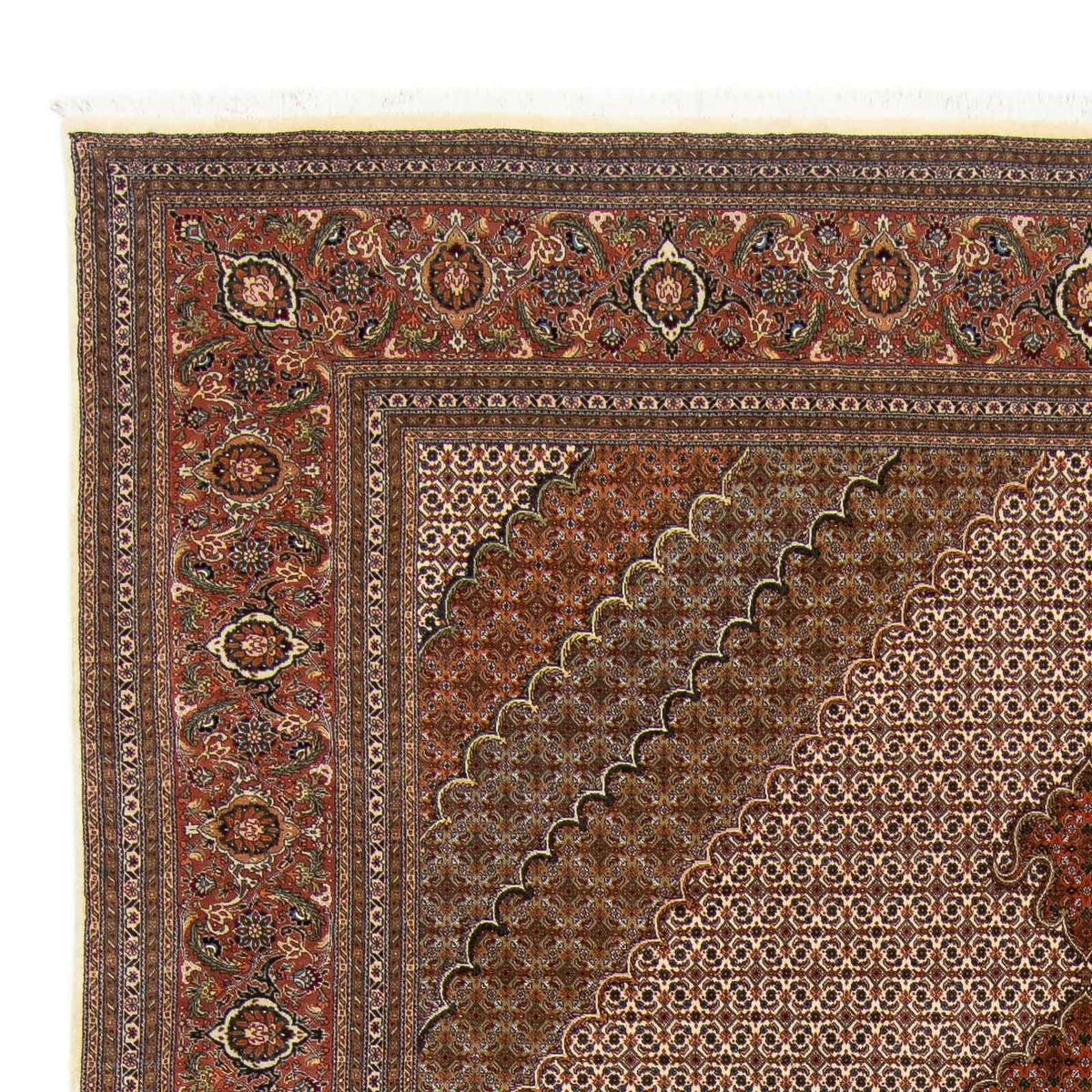 Perser Rug - Tabriz - Royal - 349 x 250 cm - brown