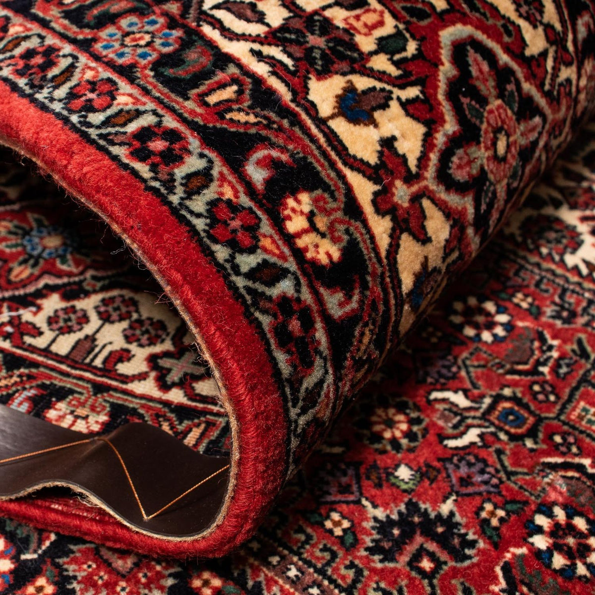 Perser Rug - Bidjar - 248 x 200 cm - dark red