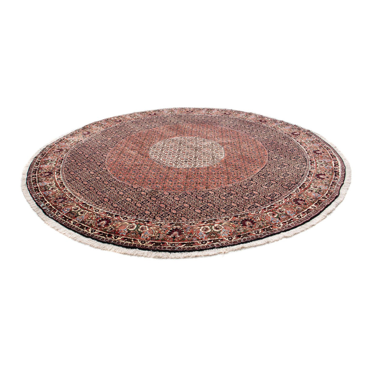 Perser Rug - Bidjar round  - 260 x 260 cm - dark red