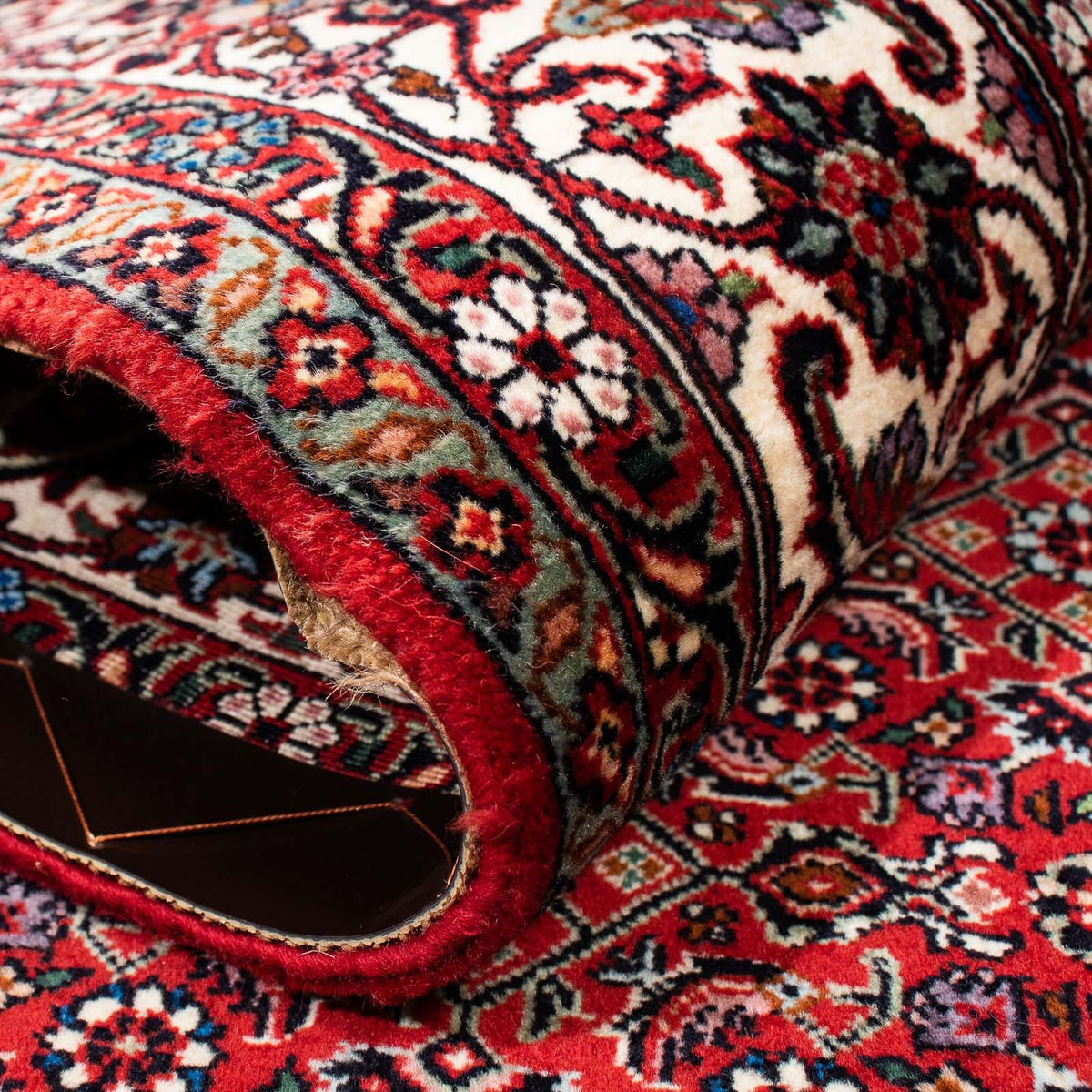 Perser Rug - Bidjar - 246 x 171 cm - dark red