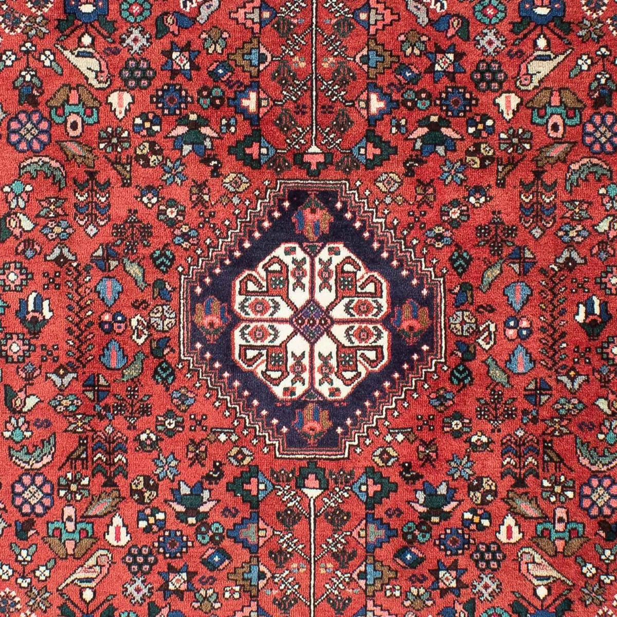 Gabbeh Rug - Kashkuli Perser - 203 x 153 cm - dark red