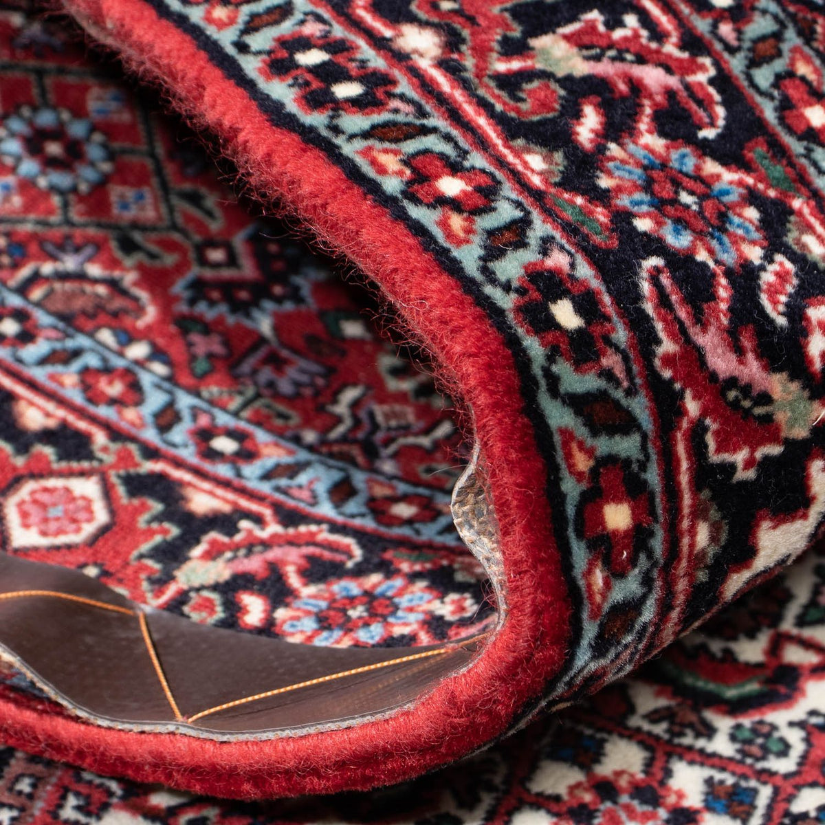 Runner Perser Rug - Bidjar - 205 x 74 cm - dark red