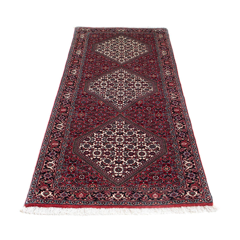 Runner Perser Rug - Bidjar - 205 x 74 cm - dark red