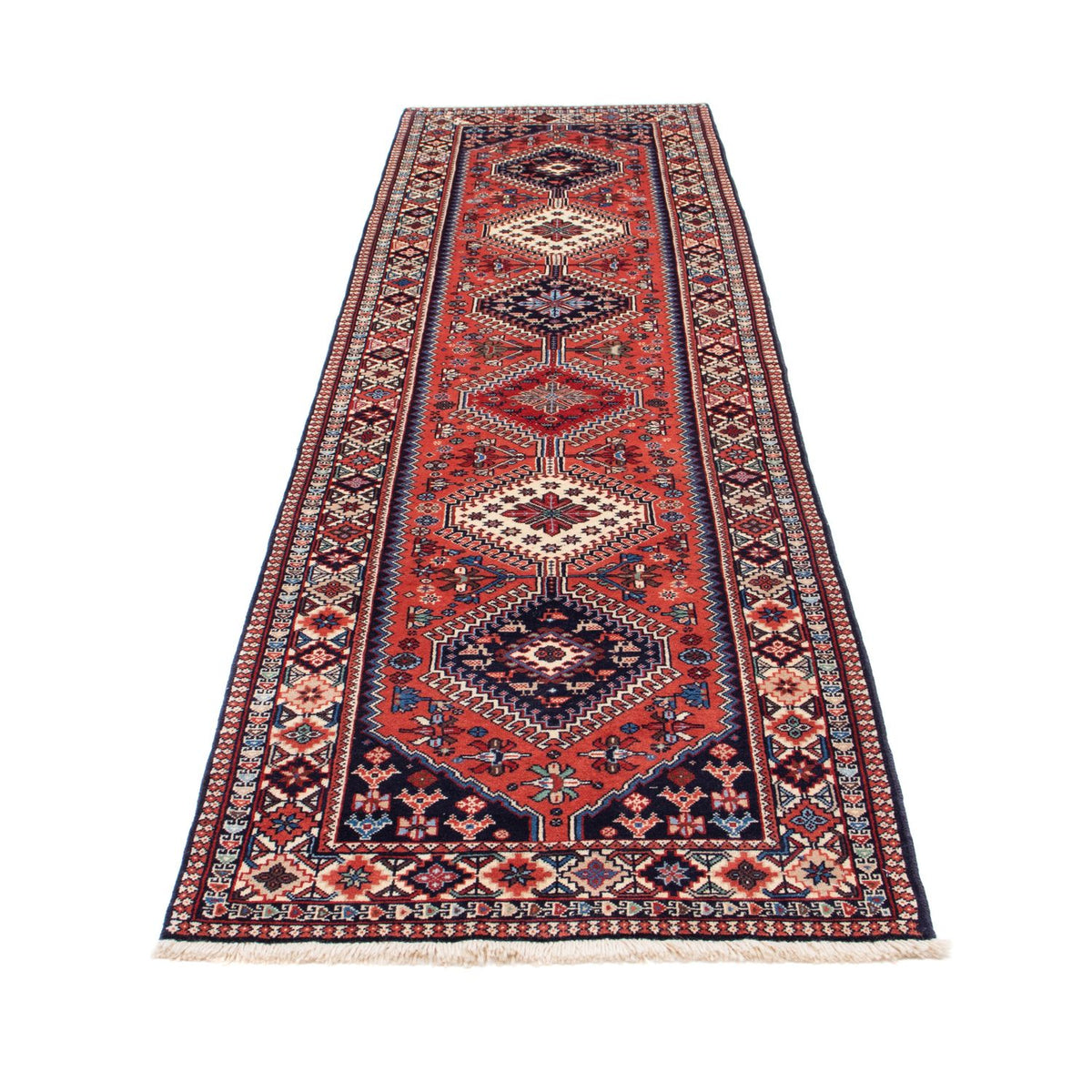Runner Perser Rug - Bidjar - 289 x 79 cm - red