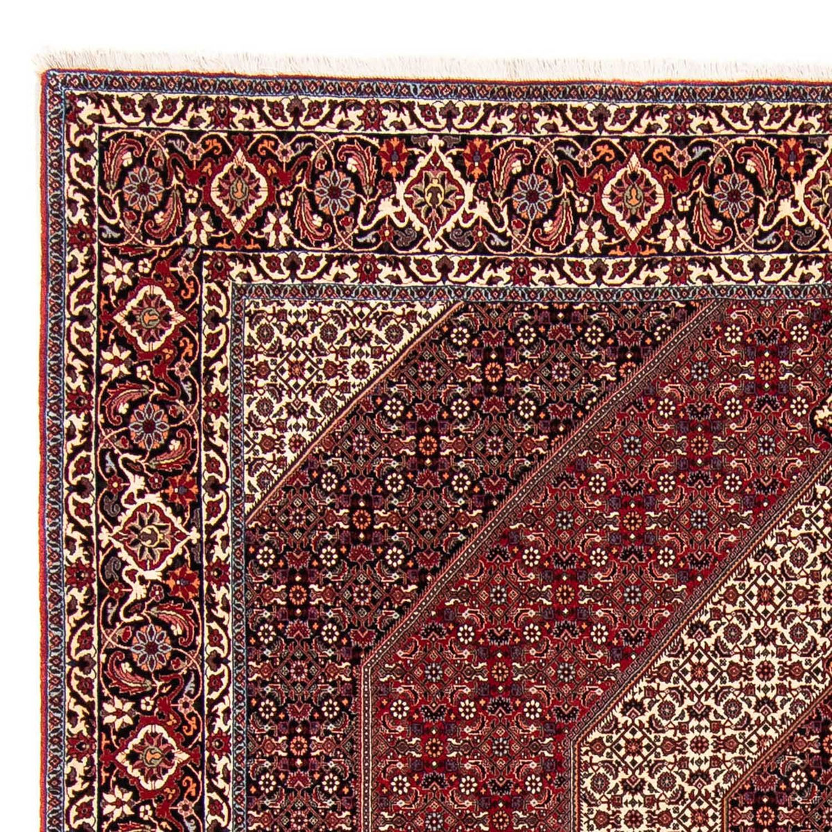 Perser Rug - Bidjar square  - 250 x 250 cm - dark red