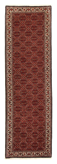 Runner Perser Rug - Bidjar - 304 x 86 cm - dark red