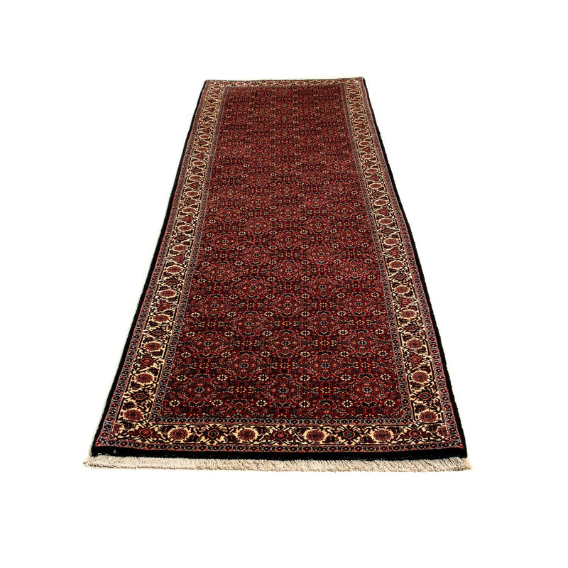 Runner Perser Rug - Bidjar - 304 x 86 cm - dark red