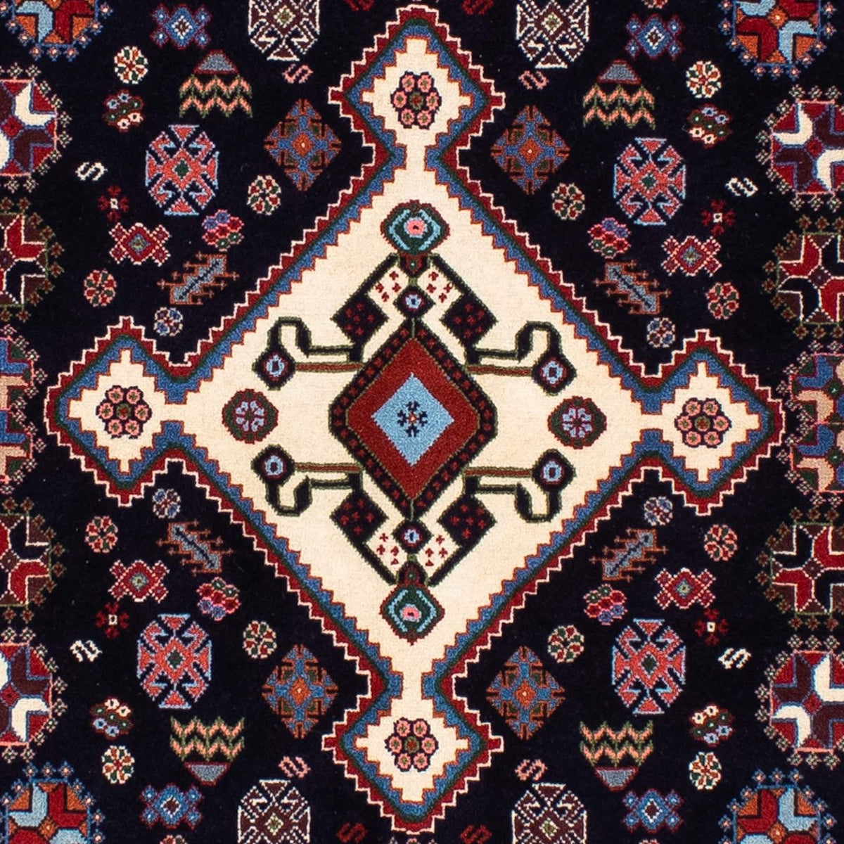 Gabbeh Rug - Kashkuli Perser - 212 x 143 cm - dark blue