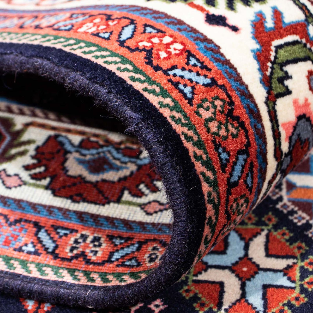 Gabbeh Rug - Kashkuli Perser - 212 x 143 cm - dark blue