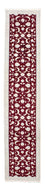 Runner Perser Rug - Nain - 398 x 84 cm - dark red