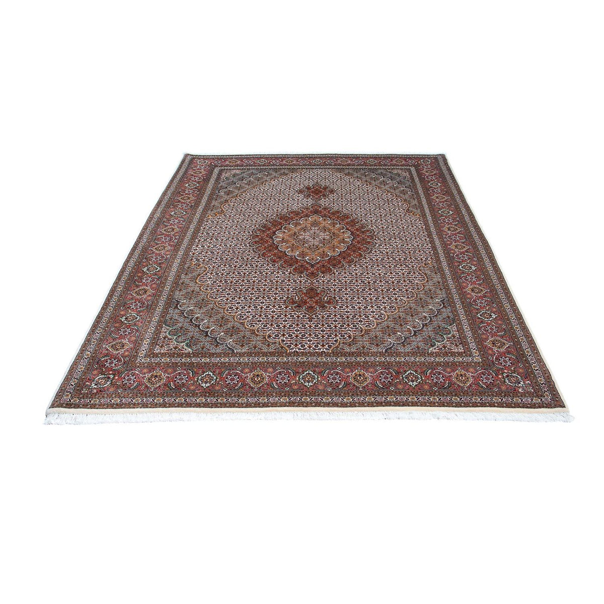 Perser Rug - Tabriz - Royal - 208 x 153 cm - light brown