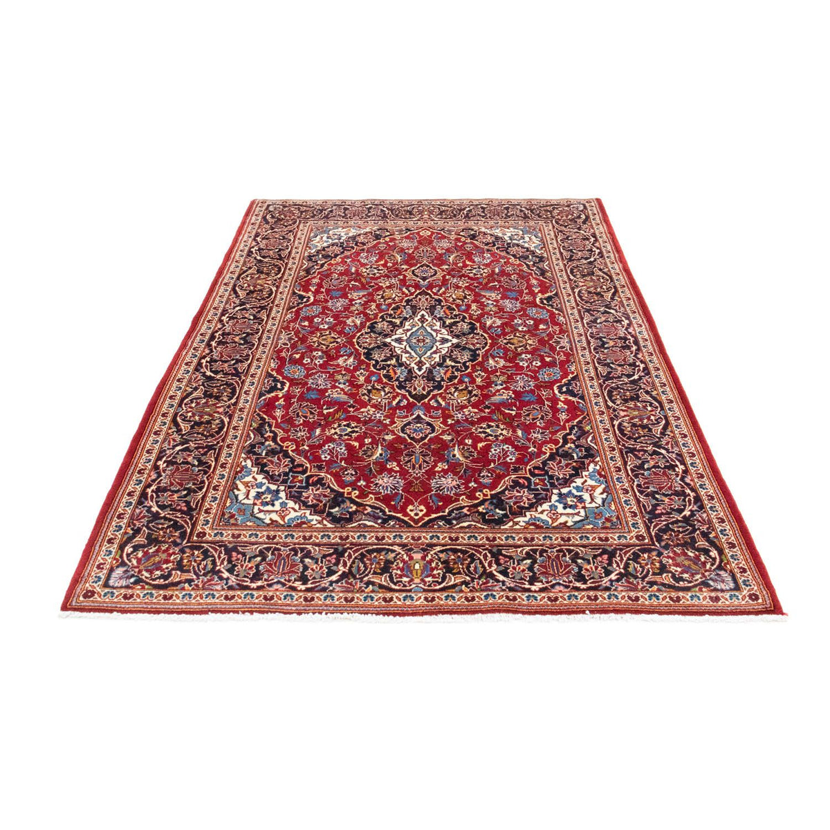 Perser Rug - Keshan - 223 x 141 cm - red