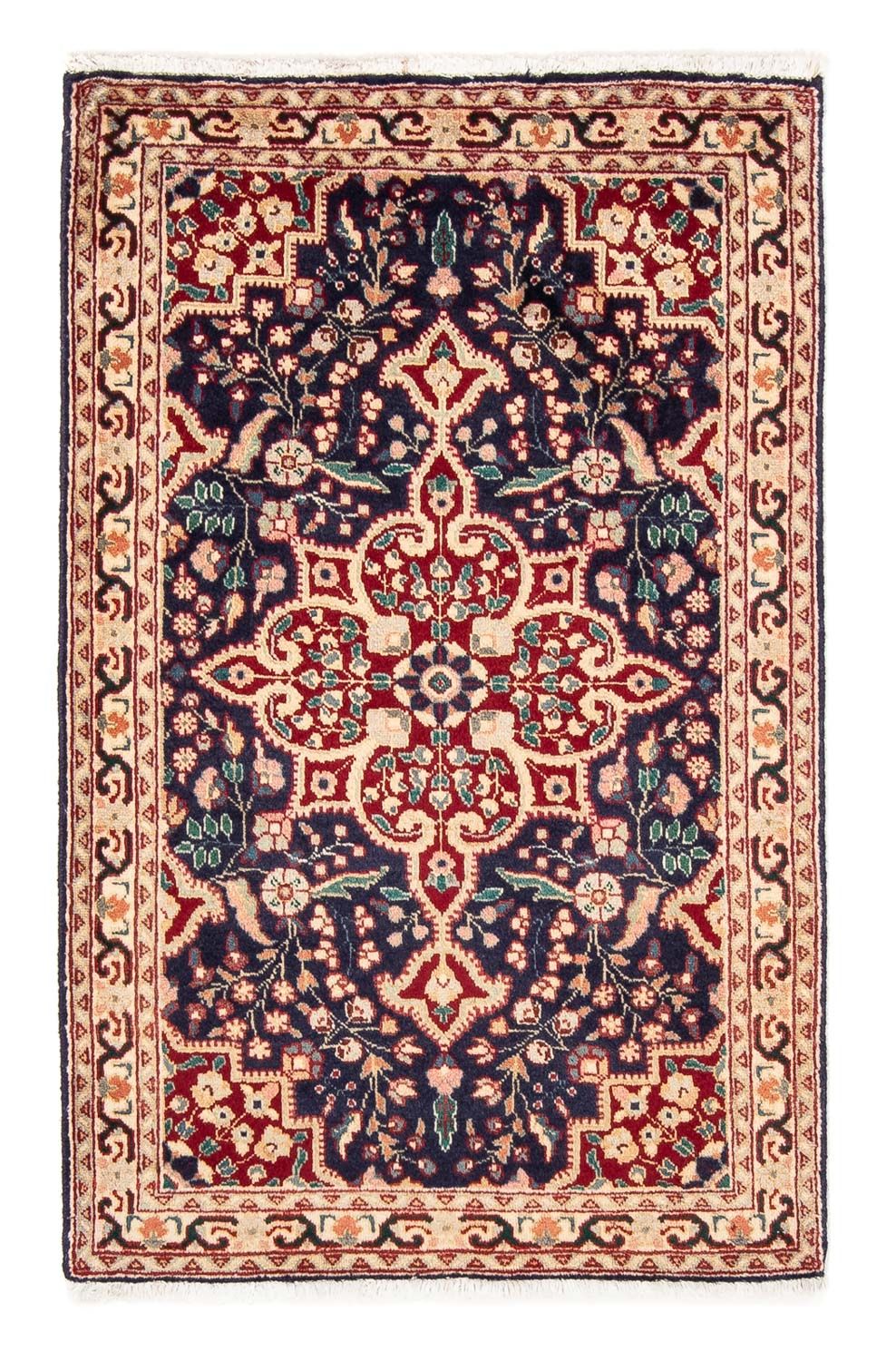 Perser Rug - Tabriz - 134 x 86 cm - dark blue