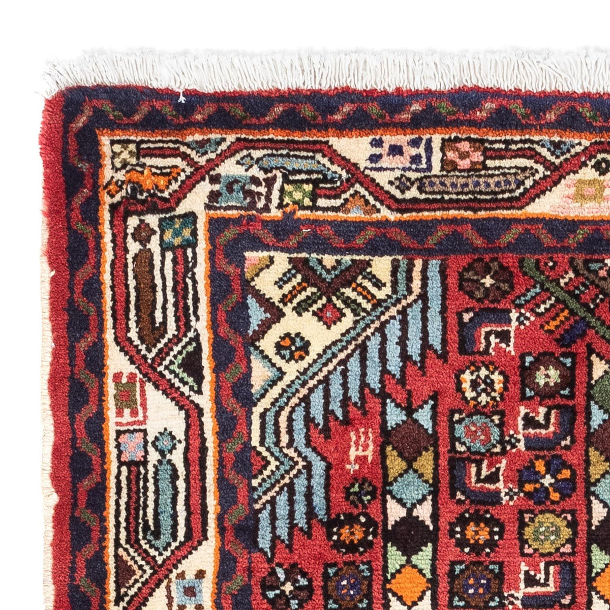 Perser Rug - Nomadic - 120 x 76 cm - red