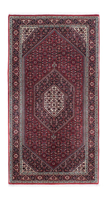Runner Perser Rug - Bidjar - 201 x 100 cm - dark red